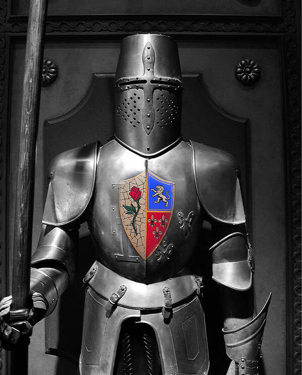 Knight Art Print featuring the photograph The Knight of the Rose by David Lee Thompson