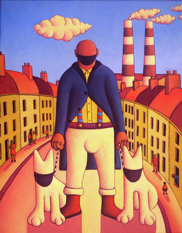Protector Art Print featuring the painting The Protector by Alan Kenny