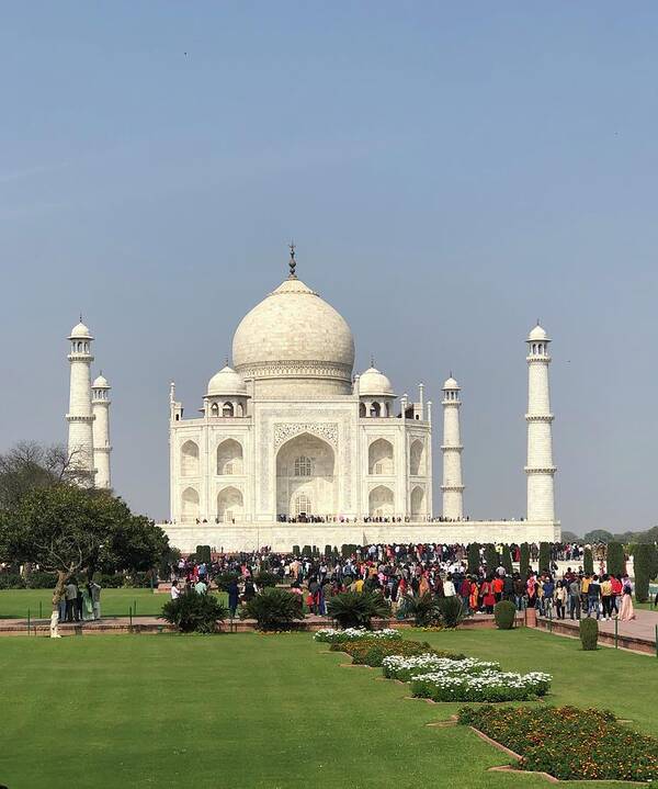 Taj Mahal Art Print featuring the photograph The Taj by Sue Morris