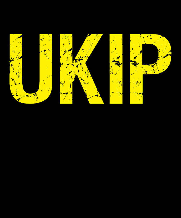 Funny Art Print featuring the digital art UKIP UK Independence Party by Flippin Sweet Gear
