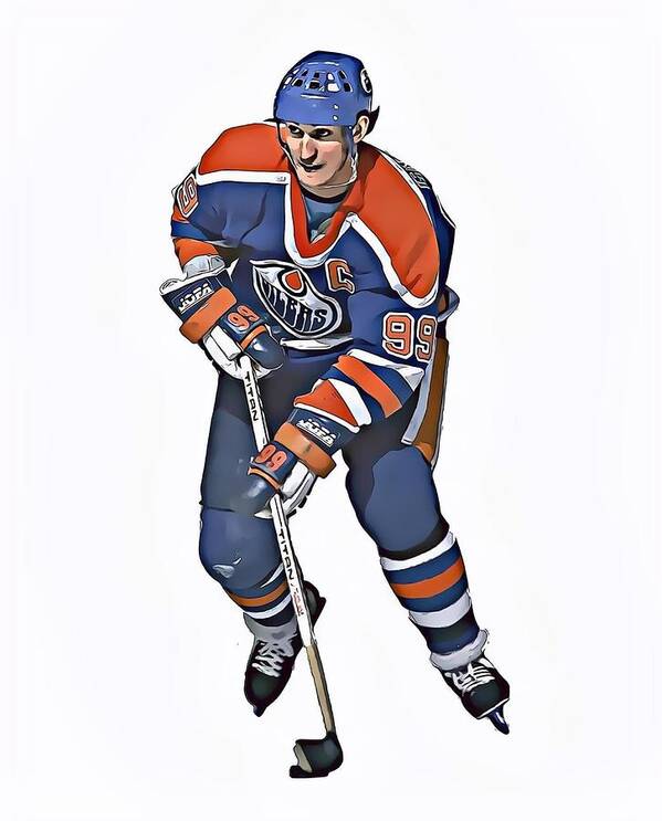 Wayne Gretzky Edmonton Oilers Fathead Real Big Peel and Stick Wall Graphic