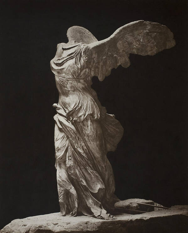Winged Art Print featuring the photograph Winged Victory of Samothrace by David Hinds