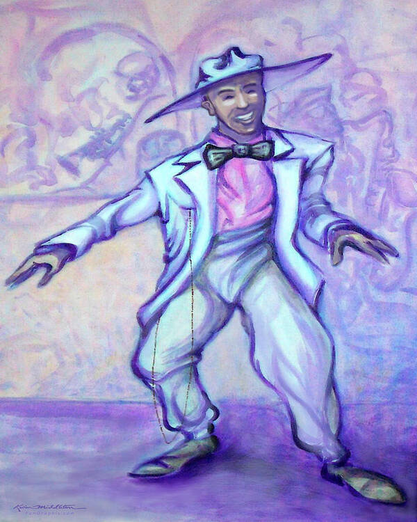 Zoot Suit Art Print featuring the painting Zoot Suit by Kevin Middleton