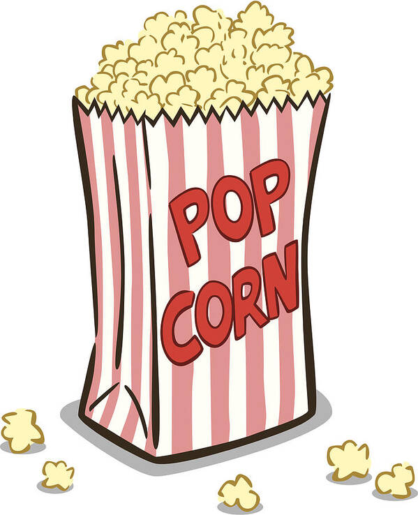 Image result for popcorn cartoon