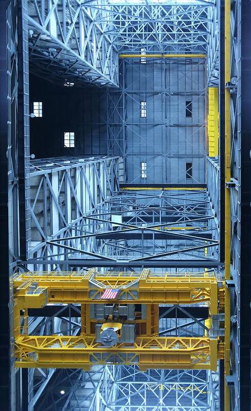 Vab Art Print featuring the photograph Inside the Vehicle Assembly Building #2 by R B Harper