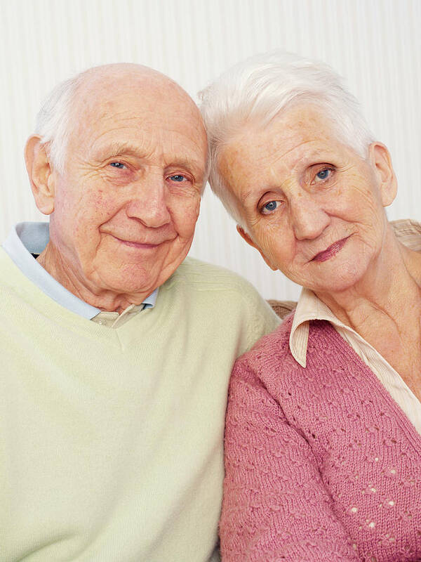 Elderly Couple Art Print by Kate Jacobs/science Photo Library - Science  Photo Gallery
