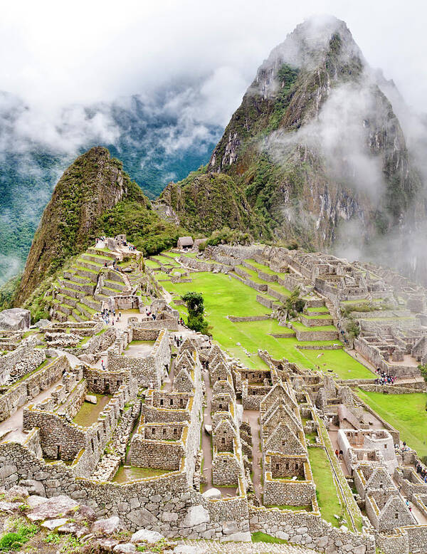 Steps Art Print featuring the photograph Machu Picchu In Peru #1 by Instamatics