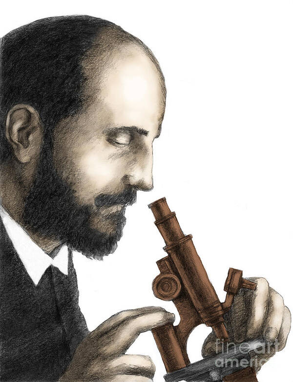 People Art Print featuring the photograph Santiago Ramon Y Cajal, Scientist #2 by Spencer Sutton