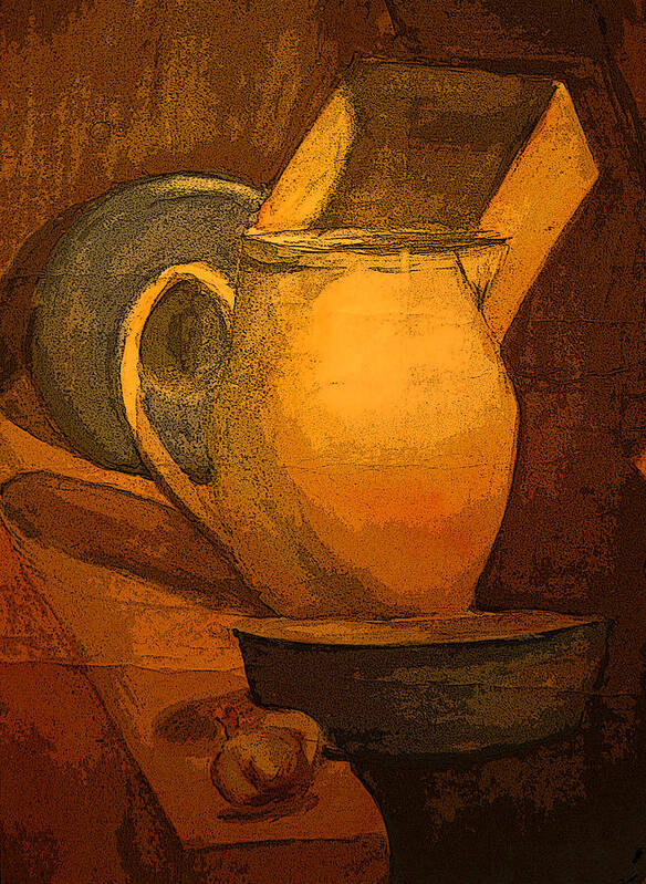  Art Print featuring the painting Still life #1 by Firstname Lastname