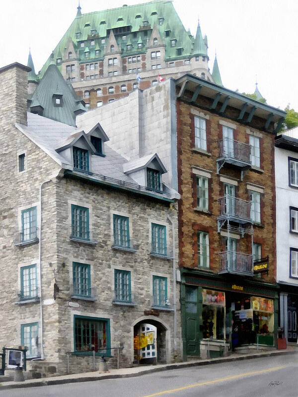 Quebec Art Print featuring the photograph Old Quebec City #1 by Ann Powell