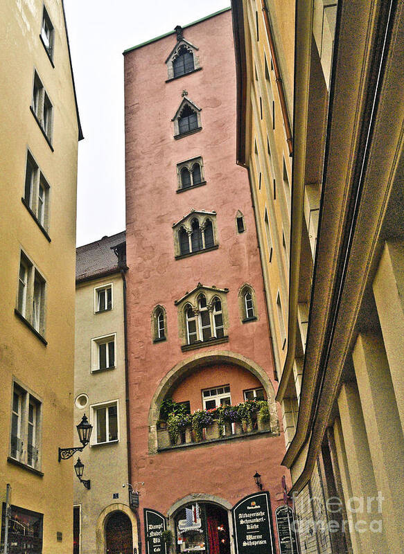 Regensburg Art Print featuring the photograph Regensburg Germany #3 by Howard Stapleton