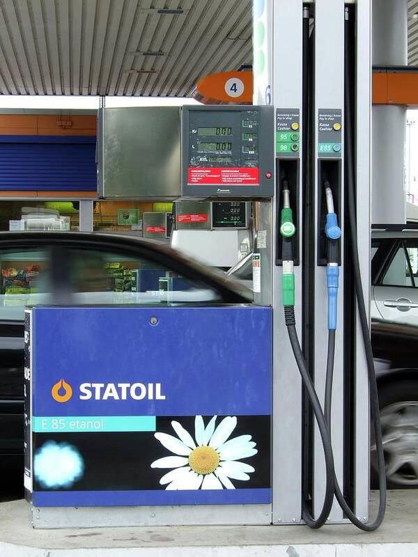 E85 Art Print featuring the photograph Biofuel Pump #3 by Alex Bartel/science Photo Library