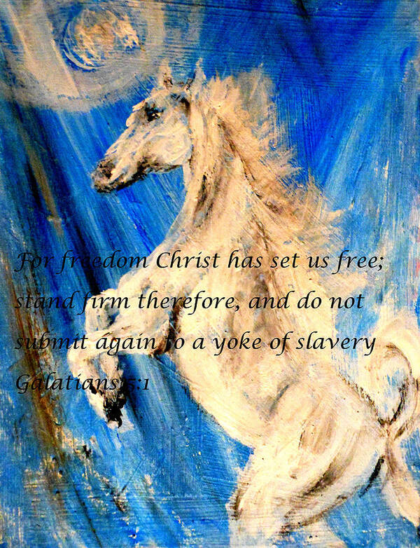  Art Print featuring the painting Freedom #4 by Amanda Dinan