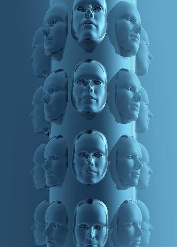 Artwork Art Print featuring the photograph Human Cloning #8 by Victor Habbick Visions/science Photo Library