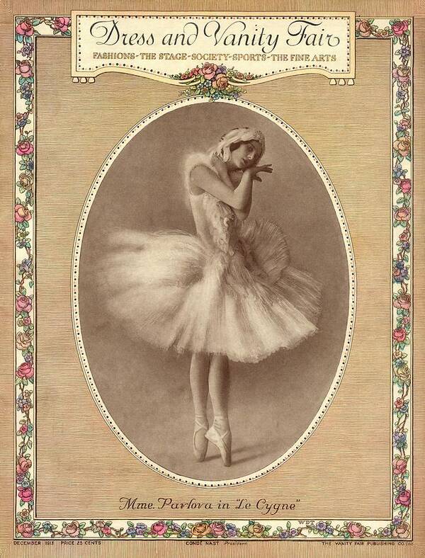 Dance Art Print featuring the photograph A Magazine Cover For Vanity Fair by Artist Unknown