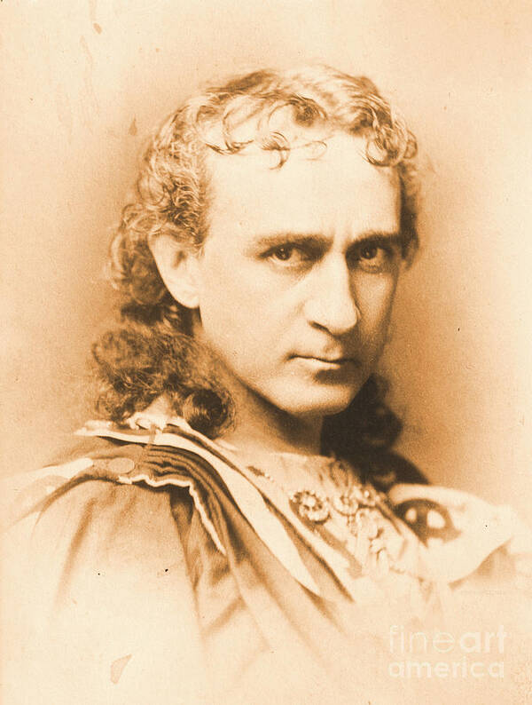 Actor Edwin Booth C1860 Art Print featuring the photograph Actor Edwin Booth c1860 by Padre Art