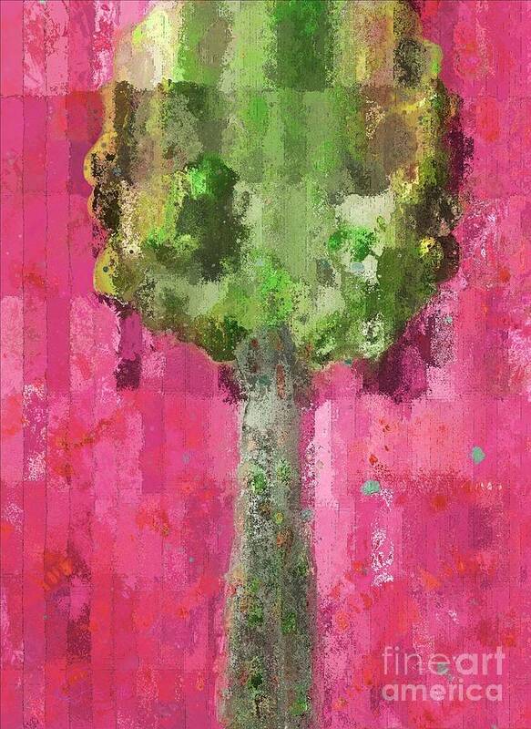 Tree Art Print featuring the painting Albero - 12j2164155-04 by Variance Collections