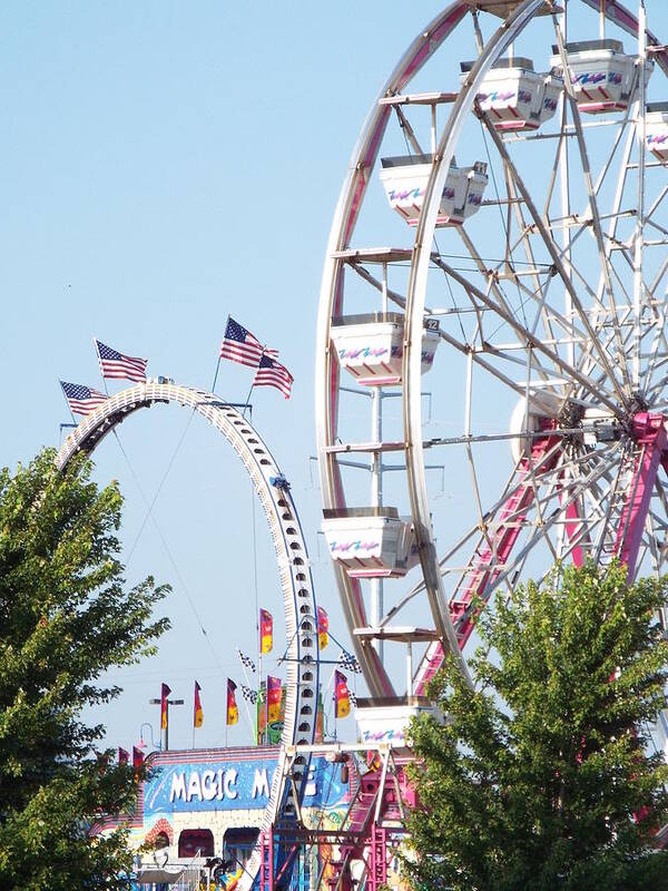 Rides Art Print featuring the photograph Awaiting the Day by Caryl J Bohn