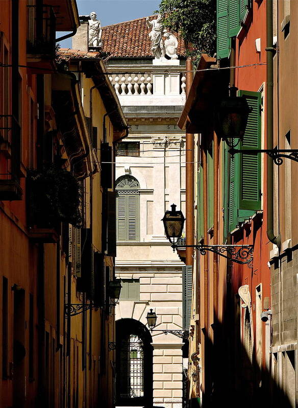 Verona Art Print featuring the photograph Behind The Square by Ira Shander