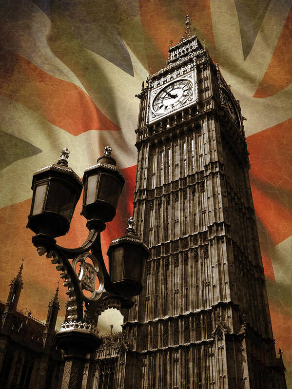 Big Ben Art Print featuring the photograph Big Ben London by Mark Rogan