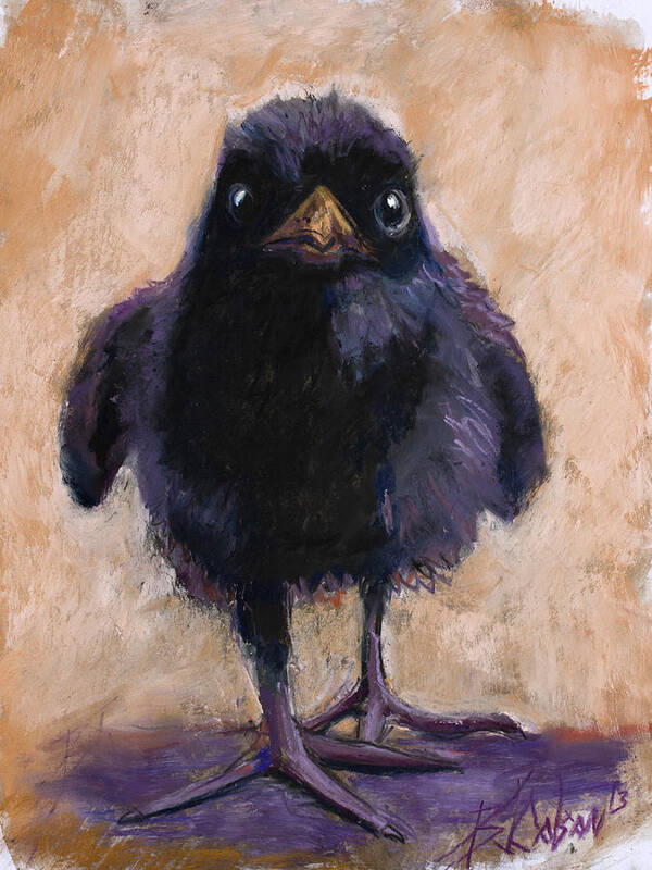 Blackbird Art Print featuring the painting Big Foot by Billie Colson
