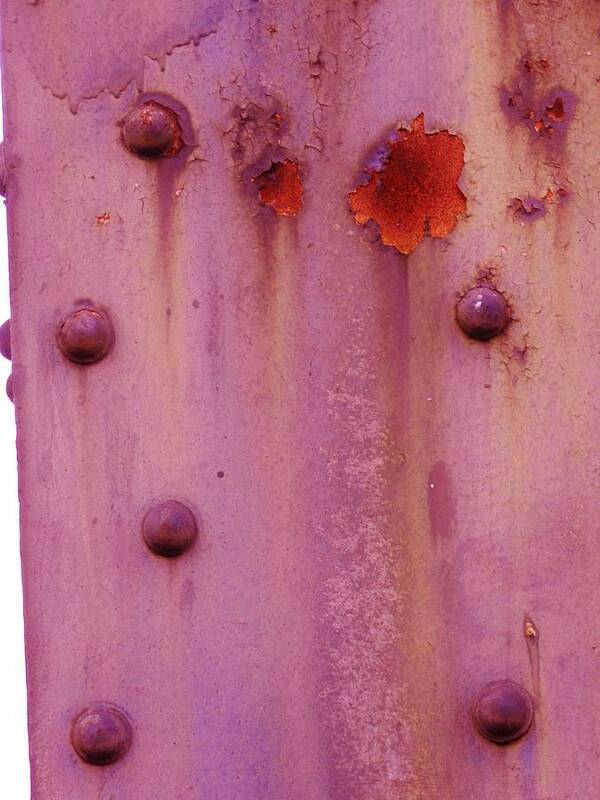 Rust Photographs Art Print featuring the photograph Big Pink 2 by Charles Lucas