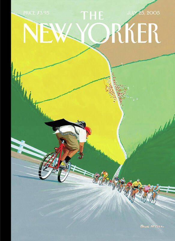 Sports Art Print featuring the painting Tour De Force by Bruce McCall