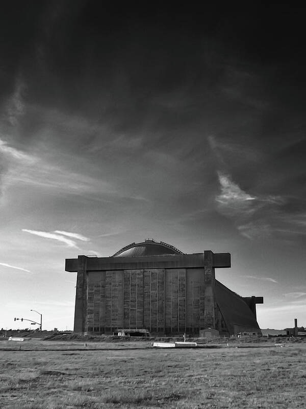 Buildings Art Print featuring the photograph Blimp Hangar at Tustin by Guy Whiteley