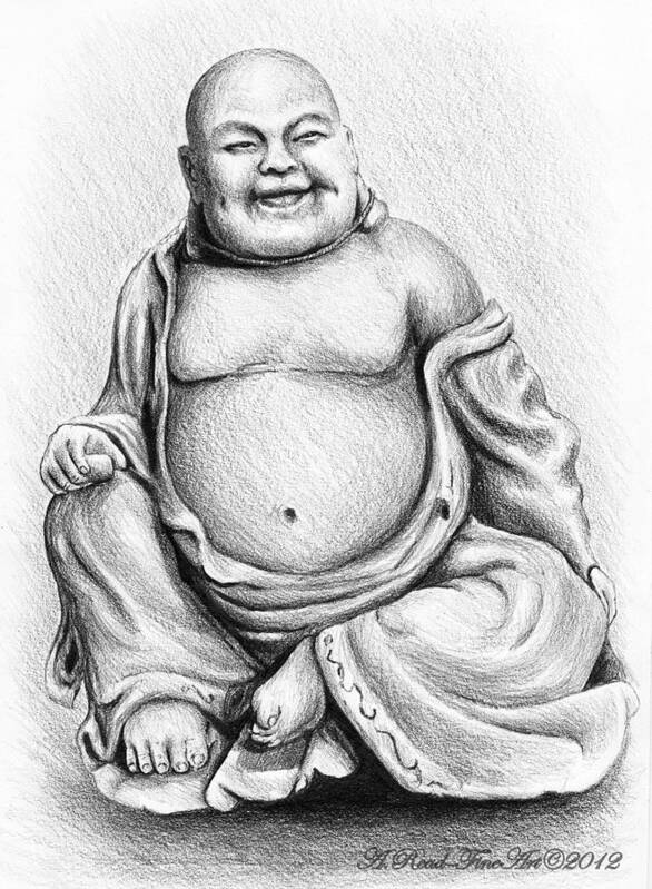 My drawing of Buddha