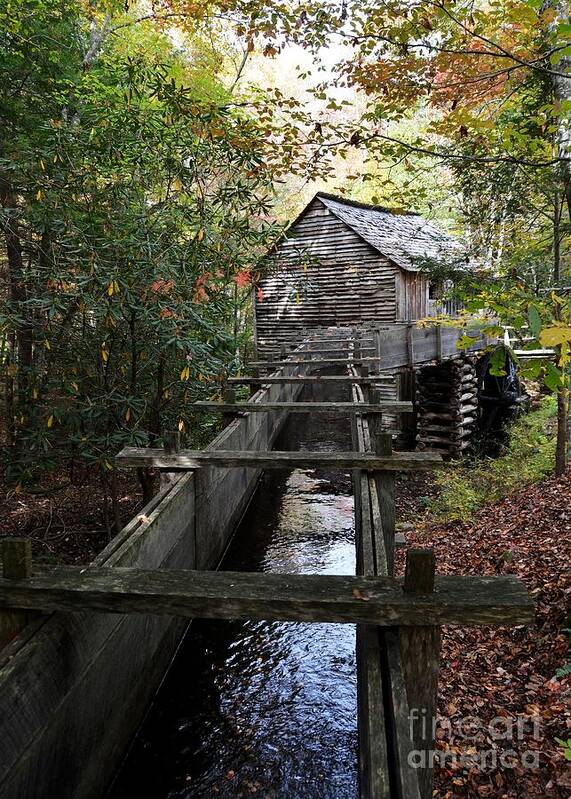 Grist Mills Art Print featuring the photograph Cable Grist Mill 3 by Mel Steinhauer