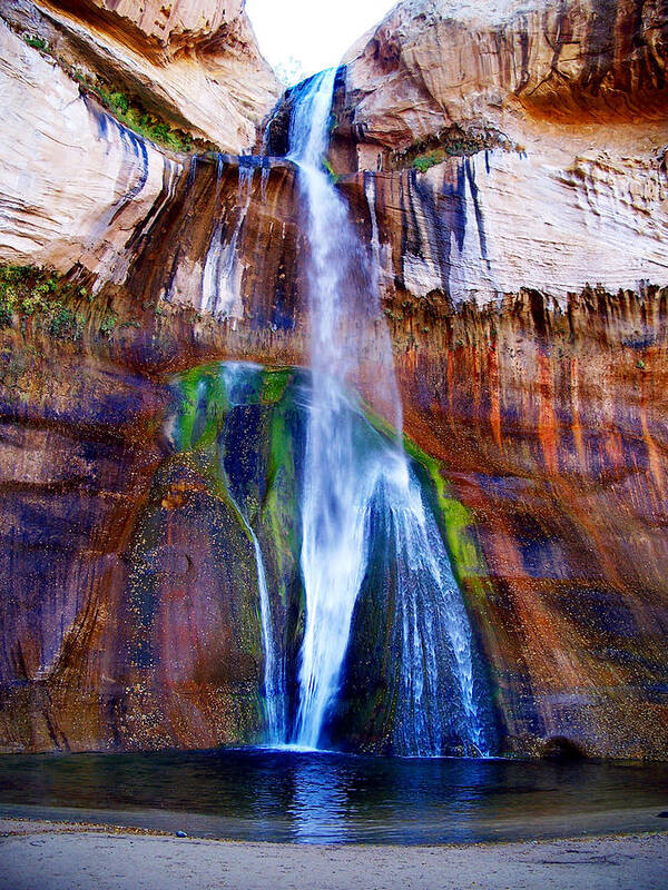 Escalante Art Print featuring the photograph Calf Creek Falls by Tranquil Light Photography