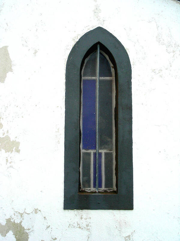 Church Art Print featuring the digital art Church Window by Jean Wolfrum