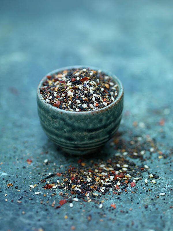 Spice Art Print featuring the photograph Close Up Of Bowl Of Seeds by Diana Miller