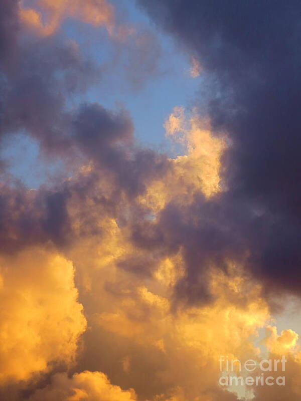 Cloud Series Ll - D Art Print featuring the photograph Cloud Series ll - d by Robert Birkenes