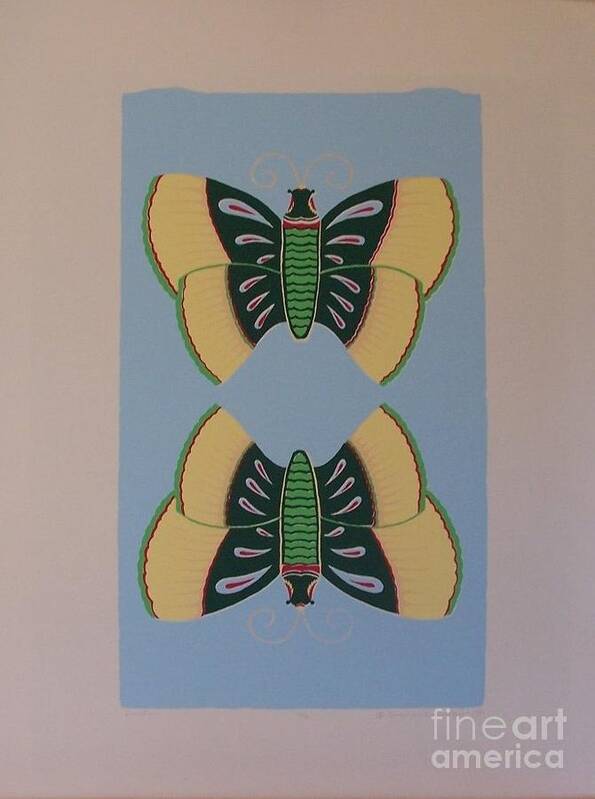 Butterflies Art Print featuring the painting Directions by Susan Williams