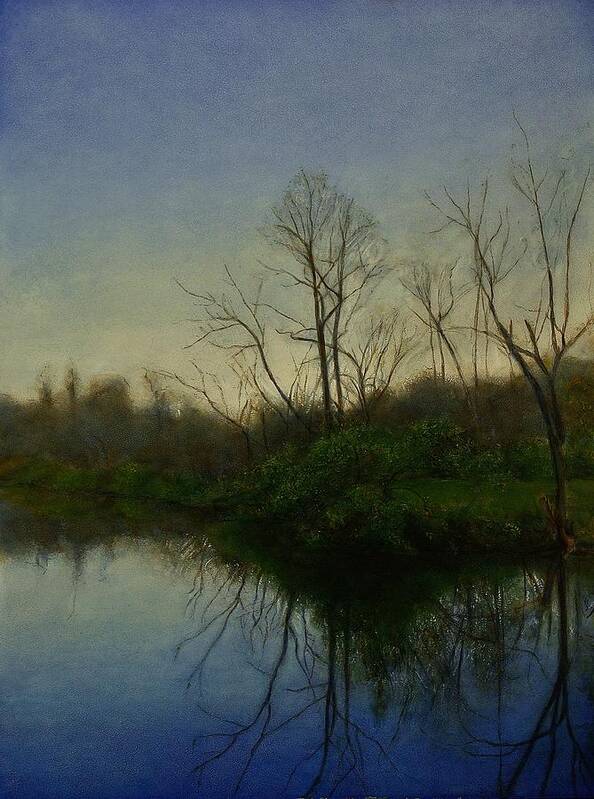 Landscape Art Print featuring the painting Early Spring by Wayne Daniels