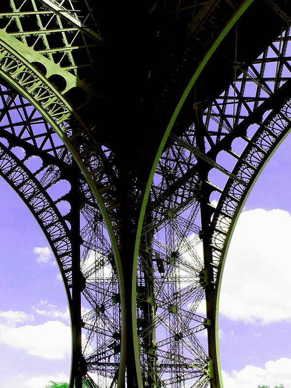 Paris Art Print featuring the photograph Eiffel Lace by Kathy Corday