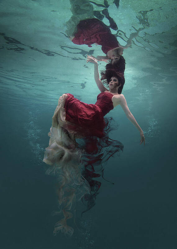 Underwater Art Print featuring the photograph Evanesced by Martha Suherman