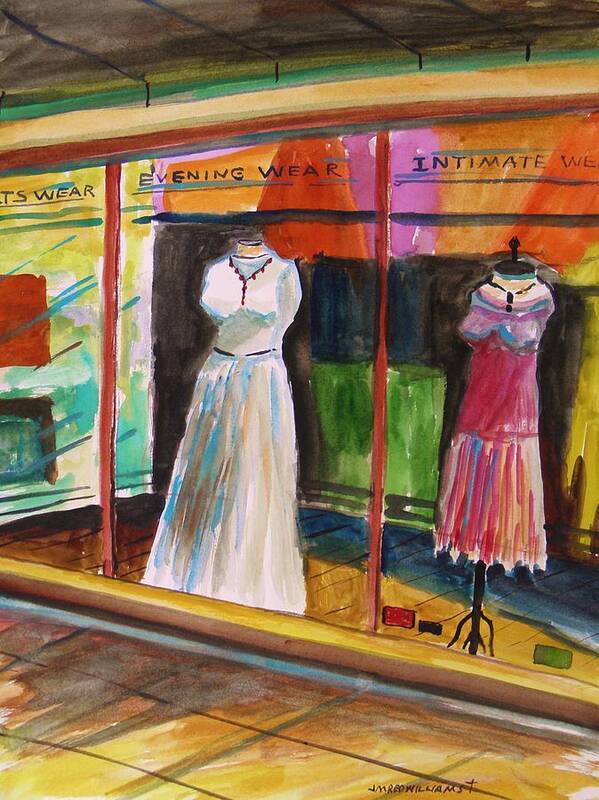 Evening Wear Art Print featuring the painting Evening Wear by John Williams