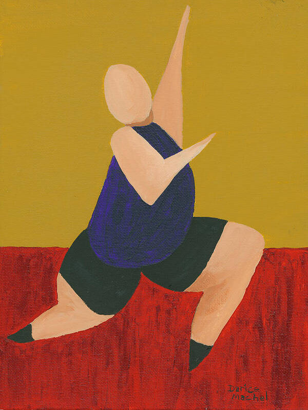 Figurative Art Print featuring the painting Floor Dancer 6 by Darice Machel McGuire