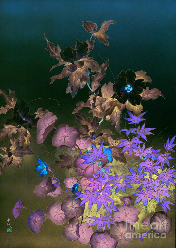  Haruyo Morita Digital Art Art Print featuring the digital art Flower by MGL Meiklejohn Graphics Licensing