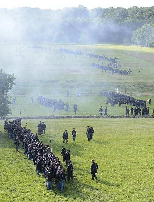 Civil War Art Print featuring the photograph Fog of War by Harold Piskiel