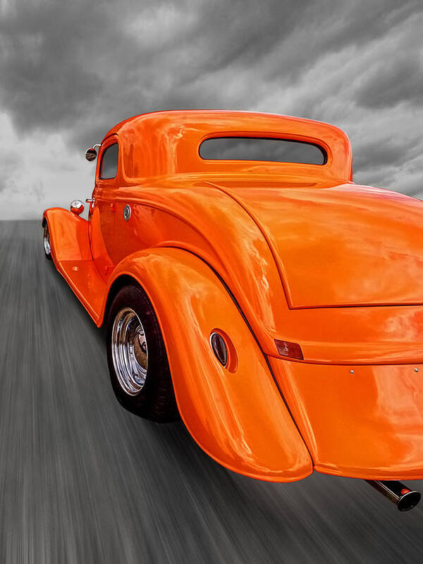 Hotrod Art Print featuring the photograph Ford Coupe Hot Rod 1934 by Gill Billington