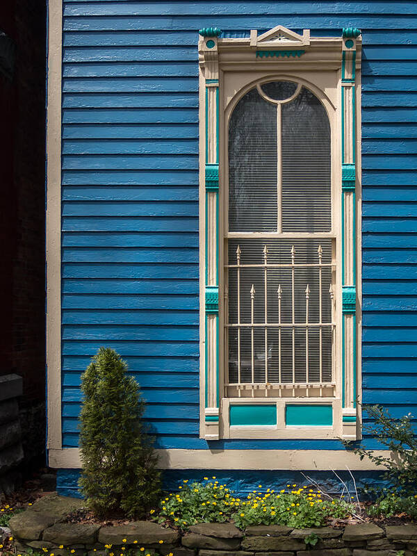 Guy Whiteley Photography Art Print featuring the photograph Franklin Street Window by Guy Whiteley