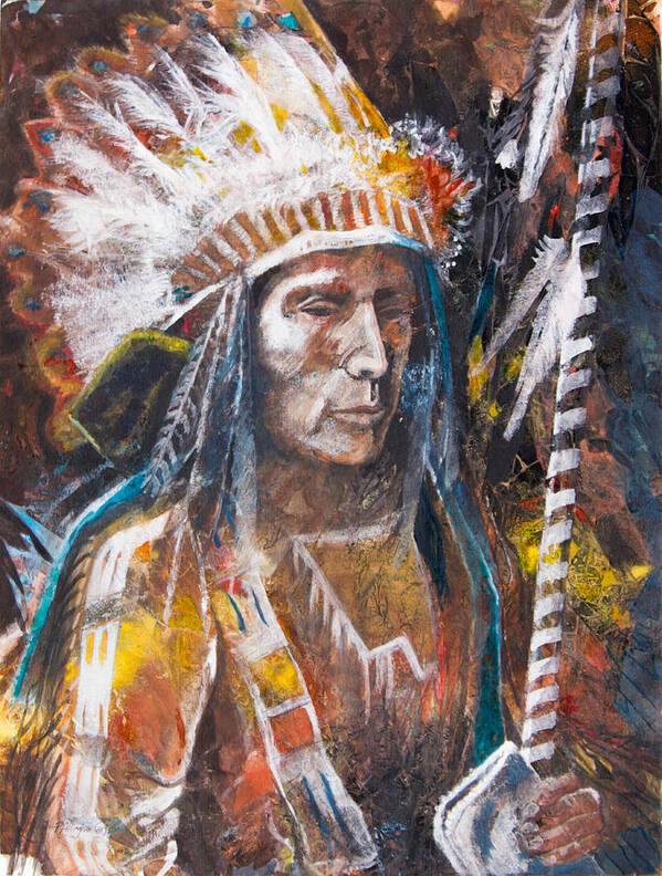 Good Lance Art Print featuring the painting Good Lance by Patricia Allingham Carlson