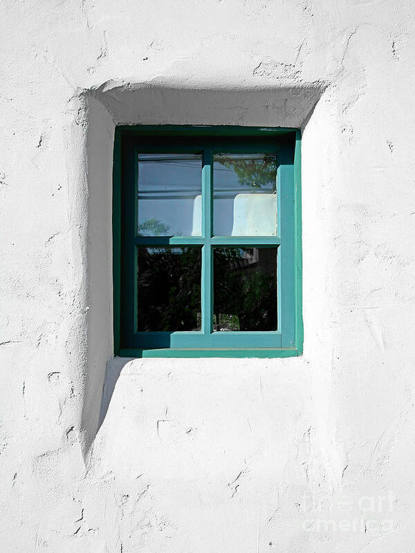 Architecture Art Print featuring the photograph Green Window by Kate McKenna