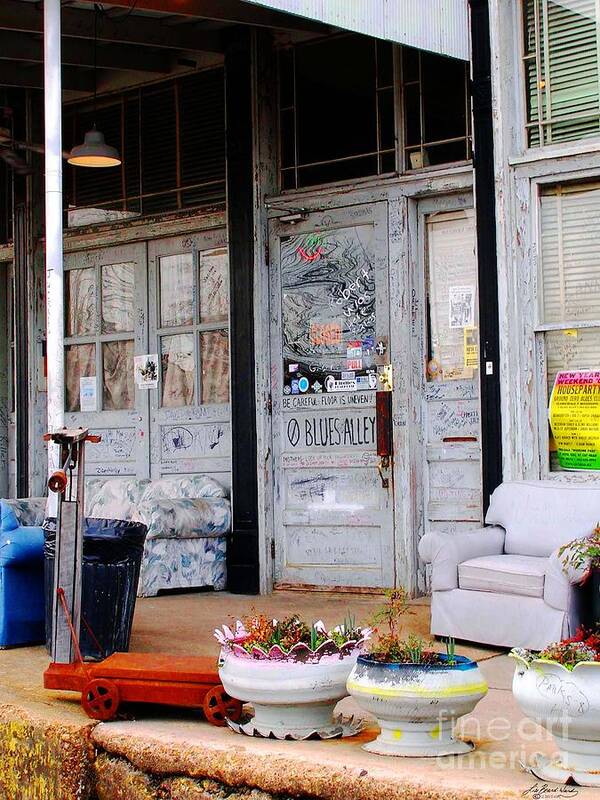 Ground Zero Art Print featuring the photograph Ground Zero Clarksdale Mississippi by Lizi Beard-Ward