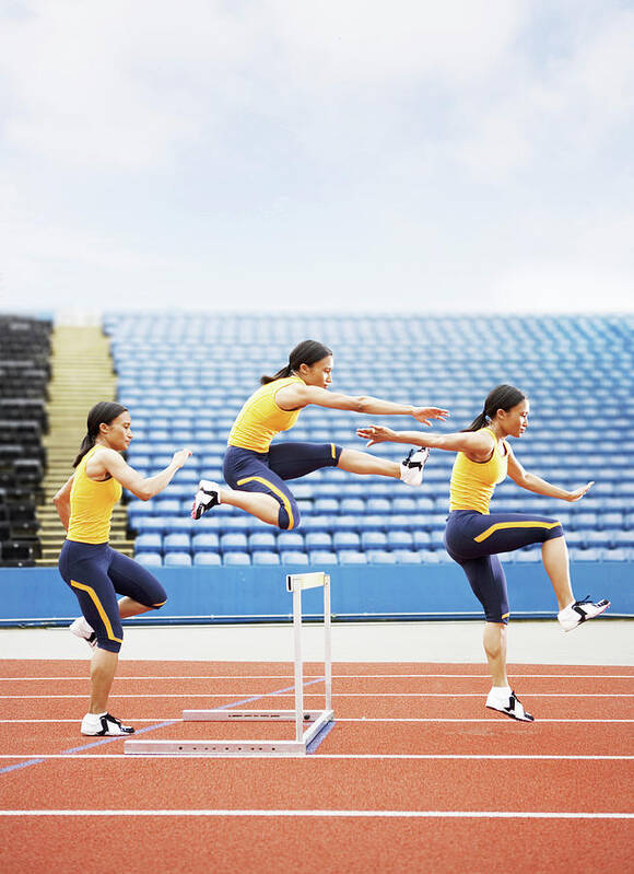 Equipment Art Print featuring the photograph Hurdling by Gustoimages/science Photo Library