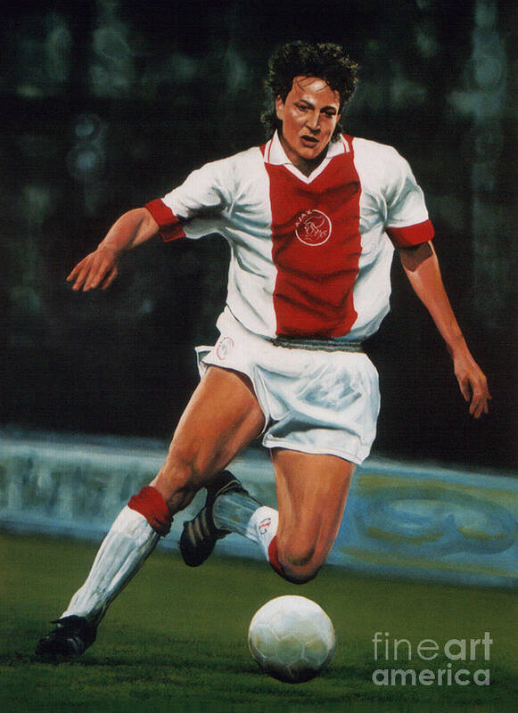 Jari Litmanen Art Print featuring the painting Jari Litmanen by Paul Meijering