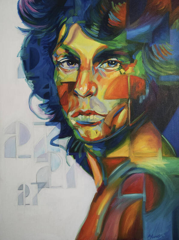 Jim Morrison The Doors Rock Band Portrait Art Print featuring the painting Jim Morrison 27 by Steve Hunter